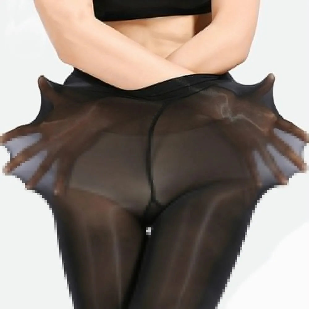 Plus Size Ultra Elastic Tights Stockings Women Weight Control Body Shaper Pantyhose 30D Stocking Tights Sexy Underwear