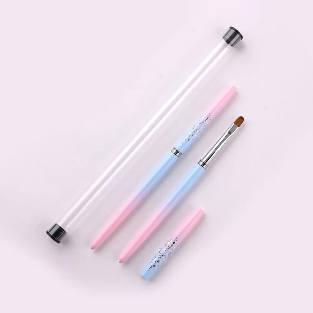 1/15Pcs Nail Art Brush French Painting Brush Flower Design Acrylic Line Drawing Pen Nail Gel Brush DIY Manicure Tool