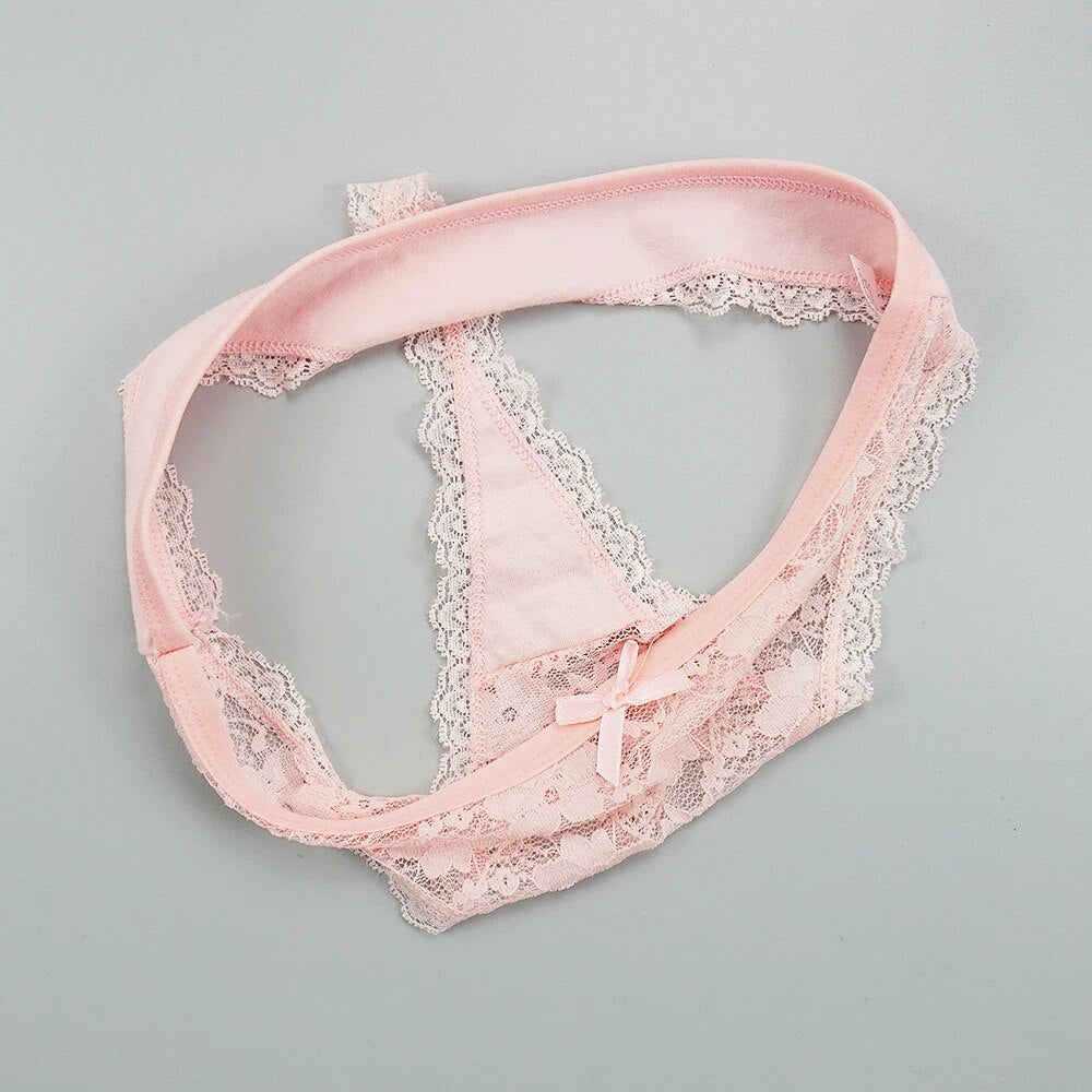 6pcs/lots Woman Thongs Sexy Underwear Transparent Lace Panties for Women Seamless Tangas Strings Dropshipping Low Rise Underwear